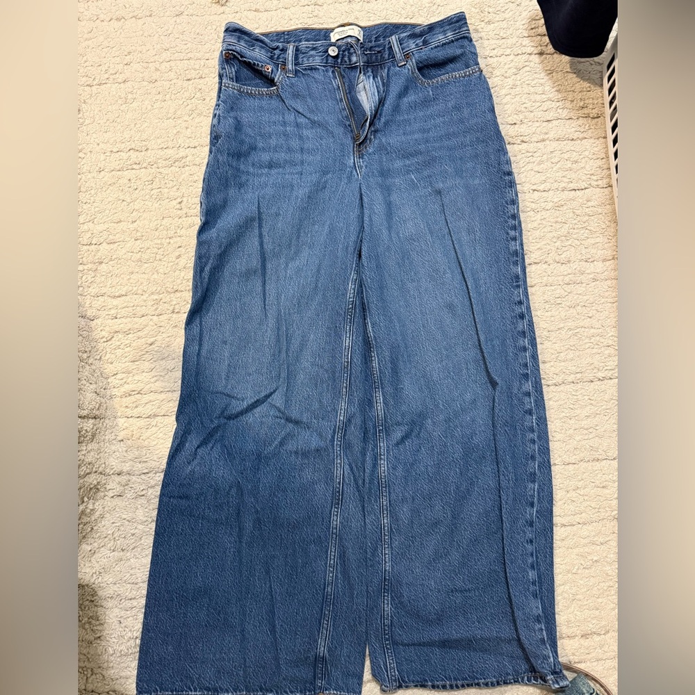 Abercrombie & Fitch Blue Flare Jeans